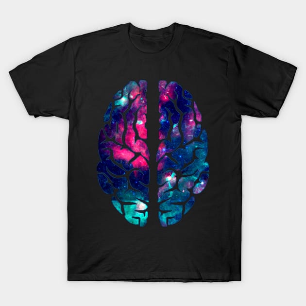 Galaxy Brain T-Shirt by NerdsbyLeo